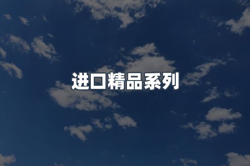 进口精品系列